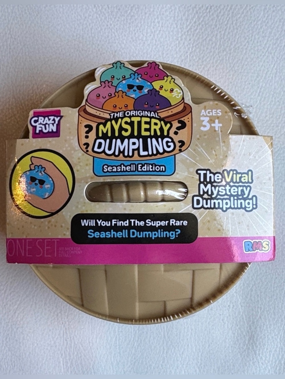 RARE Mystery Dumpling Squishy Bun Seashell Edition Crazy Fun RMS SHIPS TODAY!